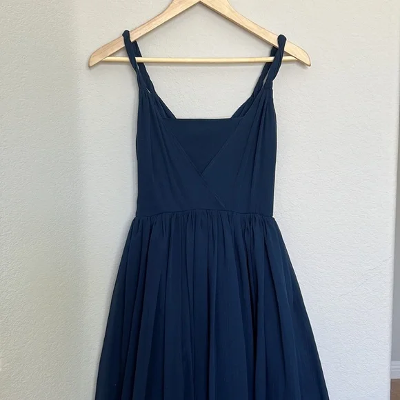 ASOS Design blue chiffon dress - Picture 4 of 6